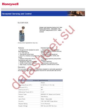 GLCA01A2A datasheet  